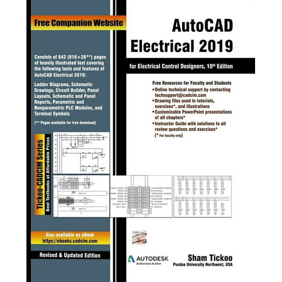 AutoCAD Electrical 2019 for Electrical Control Designers, 10th Edition (Paperback)