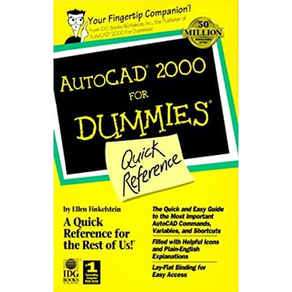Pre-Owned AutoCAD 2000 For Dummies Quick Reference (Paperback) 0764505599 9780764505591