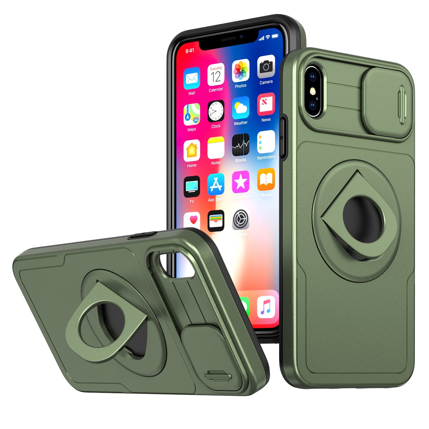 Compact Mirror mount & TiGRA Case for iPhone XS (sku 45266)