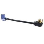 Auto Drive Vehicle ADRVCD30F50M, Black PVC 1.5' RV Adapter Cord, for Recreational Vehicle with Easy To Install 1 Piece 1 Pack Stw