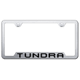 thumbnail image 1 of AutoGold Toyota Tundra Laser Etch on Satin Brush License Plate Frame GF.TUN.ES, 1 of 1