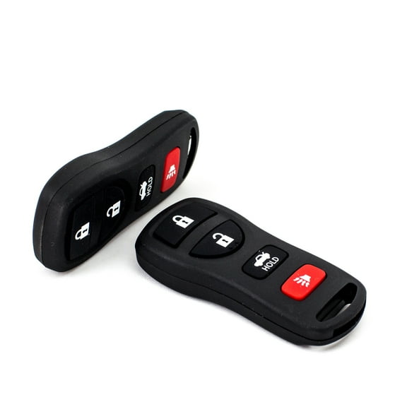 AutoKeyMax 2 Keyless Entry Remote Key Fob for Nissan Clicker Transmitter Beeper 4 Button