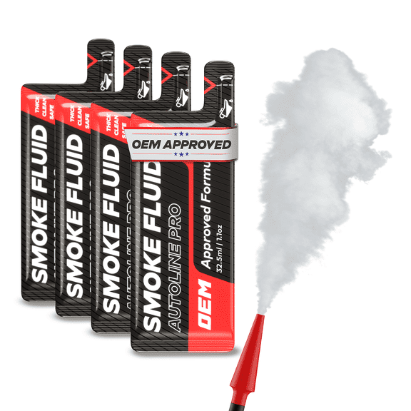 Automotive Smoke Machine 4.4oz Fluid Solution - Starter Size | Thick Smoke | Clean Output | OEM Approved for EVAP Leak, Vacuum, Exhaust, Turbo, Super Chargers, Fuel & Intake and More