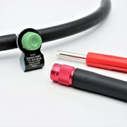 AutoLine Pro EVAP Service Port Adapter Connector Kit w/ Valve Removal Tool Leak Detector Detection Tester