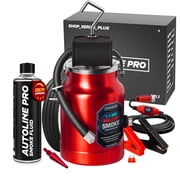 AutoLine Pro EVAP Smoke Machine Leak Tester with Built-in Air Pump - Shop Series Plus - Automotive Smoke Tester for Vacuum Leak Detection - Ceramic Smoke Coil, Universal Adapter, and Smoke Fluid