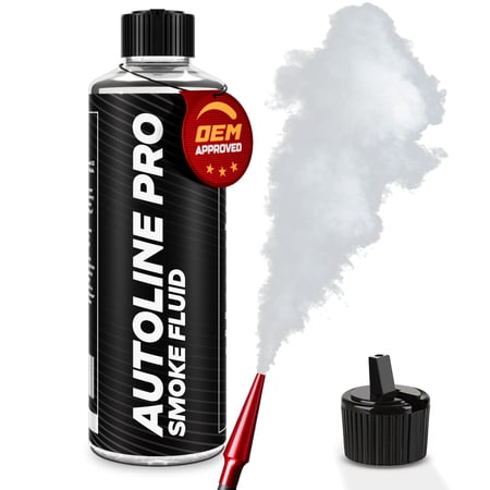 AutoLine Pro Automotive Smoke Machine Fluid Refill Solution 8 oz - Leak Detector EVAP, Vacuum, Exhaust, and more! [Not for Ventus]