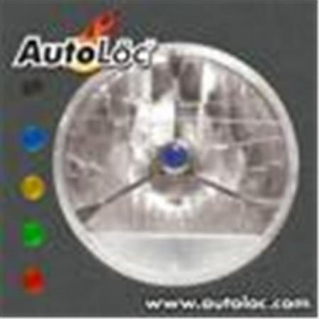 AutoLoc 89897 7" Tri-Bar Lens Assembly with Clear Turn Signal