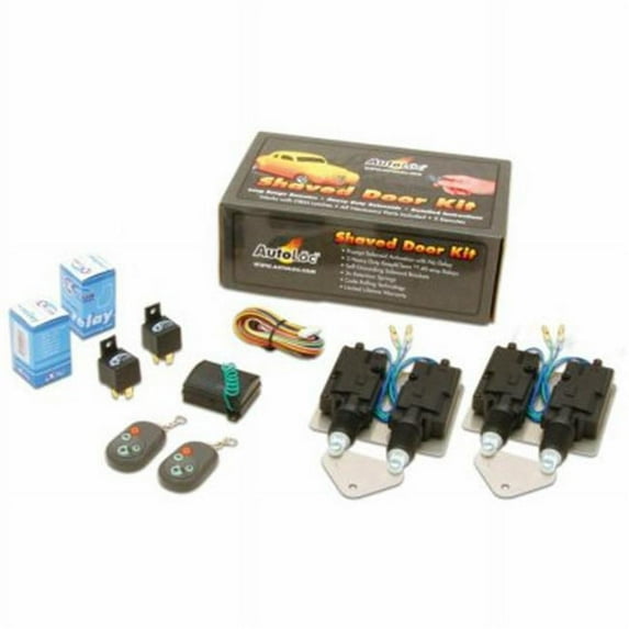 AutoLoc Power Accessories AUTSVBCR8 Universal Bolt On Shave Door Kit with 8 Channel Remotes