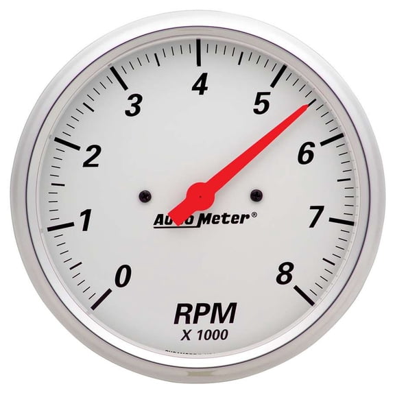 Autometer 1399 Arctic White Electric Tachometer