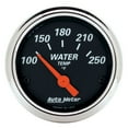 thumbnail image 1 of AutoMeter 1436 Designer Black Water Temperature Gauge, 1 of 2