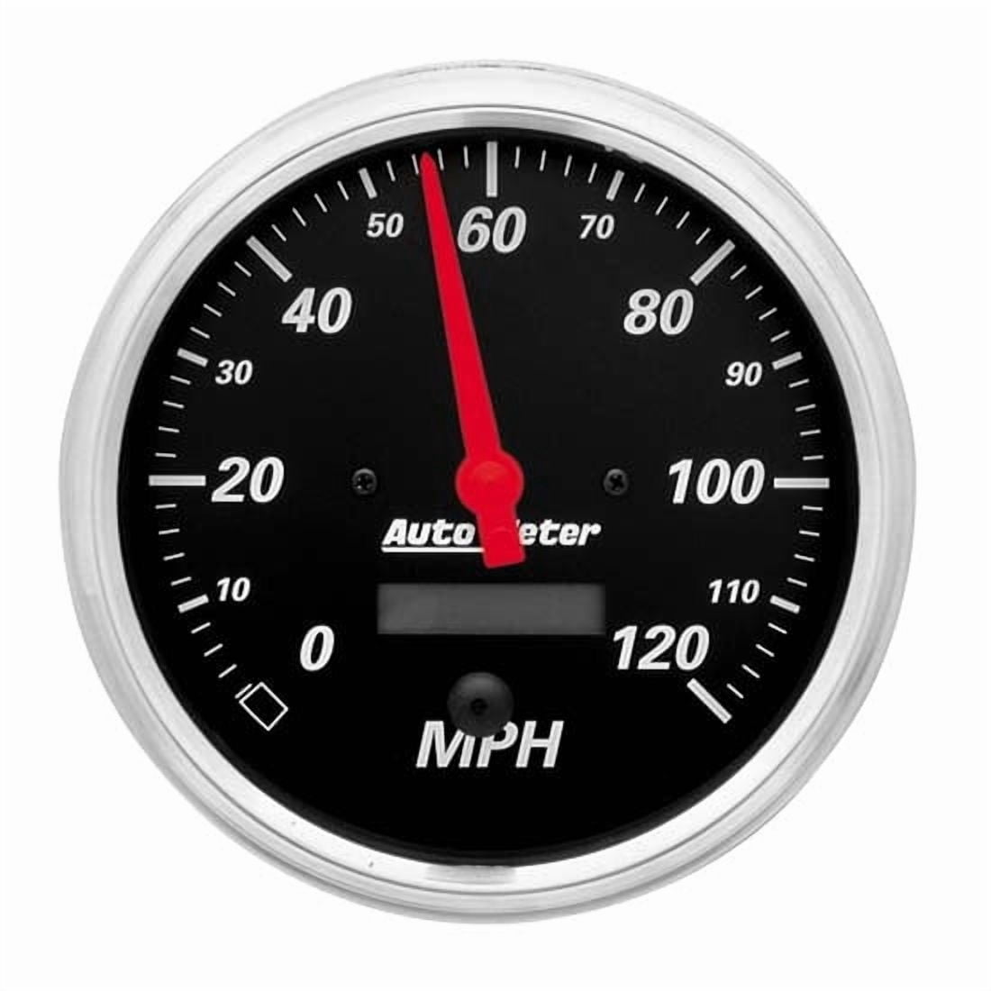 Autometer 1489 Designer Black Electric Programmable Speedometer ...