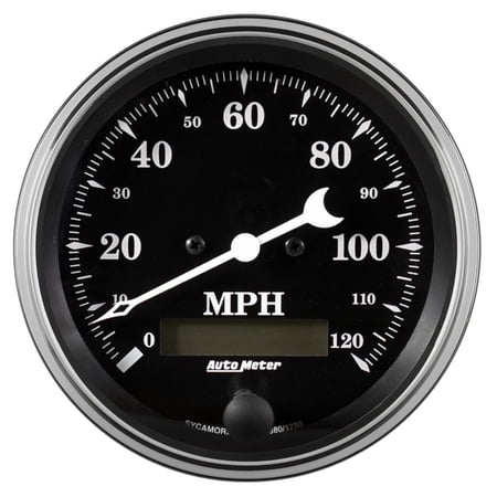 AutoMeter 1780 Old Tyme Black Electric Programmable Speedometer