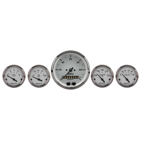 AutoMeter 1950 American Platinum Street Rod Kit