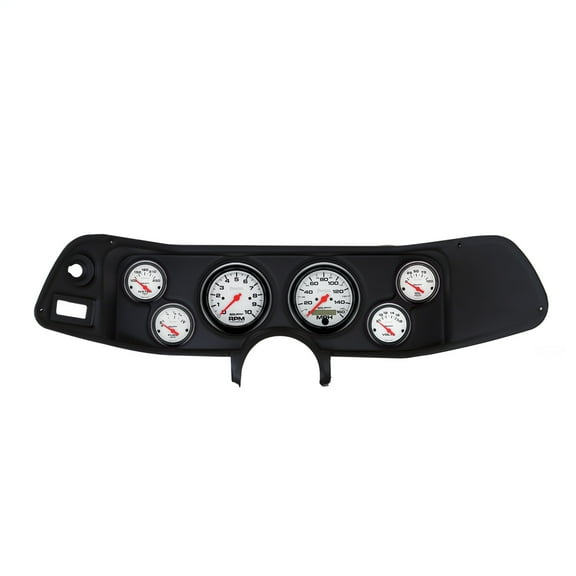 AutoMeter 2132-09 Phantom 6 Gauge Set TACH/MPH/FUEL/OILP/WTMP/VOLT Fits Camaro Fits select: 1970-1978 CHEVROLET CAMARO
