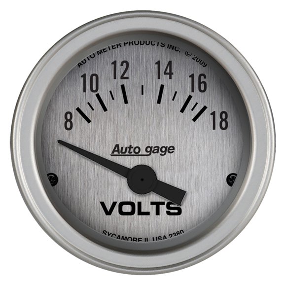 AutoMeter 2380 Autogage Electric Voltmeter Gauge