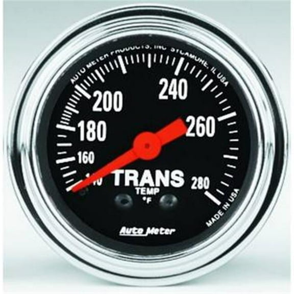 AutoMeter 2451 Traditional Chrome Mechanical Transmission Temperature