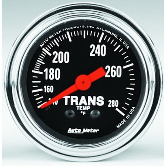AutoMeter 2451 Traditional Chrome Mechanical Transmission Temperature