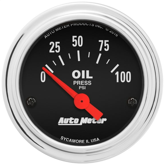 AUTO METER 2522 2IN OIL PRESS, 0-100 PSI, SSE