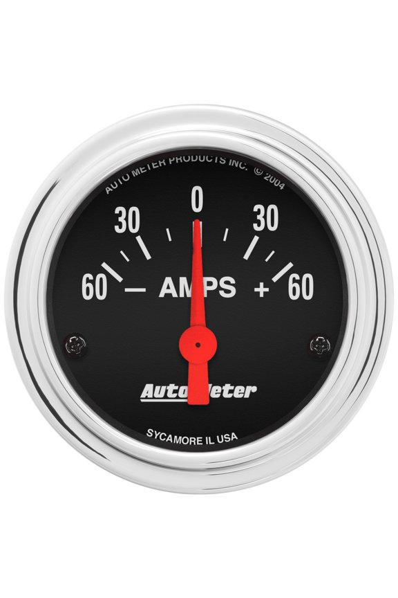 AutoMeter 2586 Traditional ChromeT Electric Ampmeter Gauge