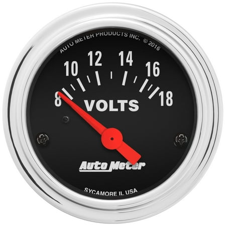 AUTO METER 2592 2IN VOLTMETER, 8-18 VOLTS SSE