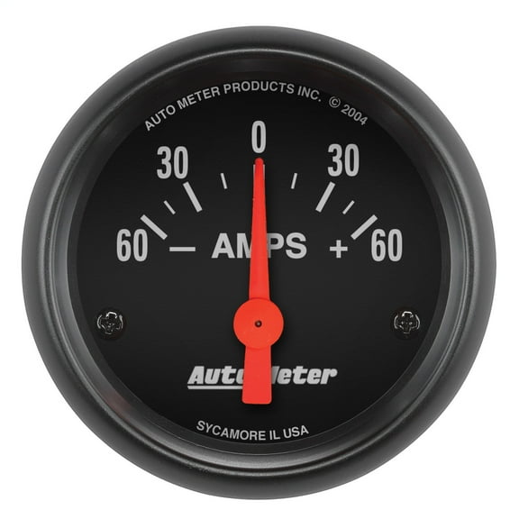 AutoMeter 2644 Z-Series Electric Ammeter Gauge