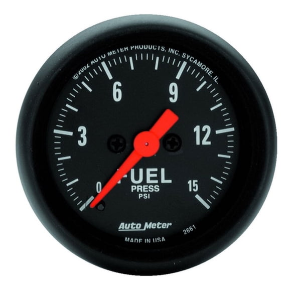 AutoMeter 2661 Gauge, Fuel Pressure, 2 1/16", 15psi, Digital Stepper Motor, Z Series