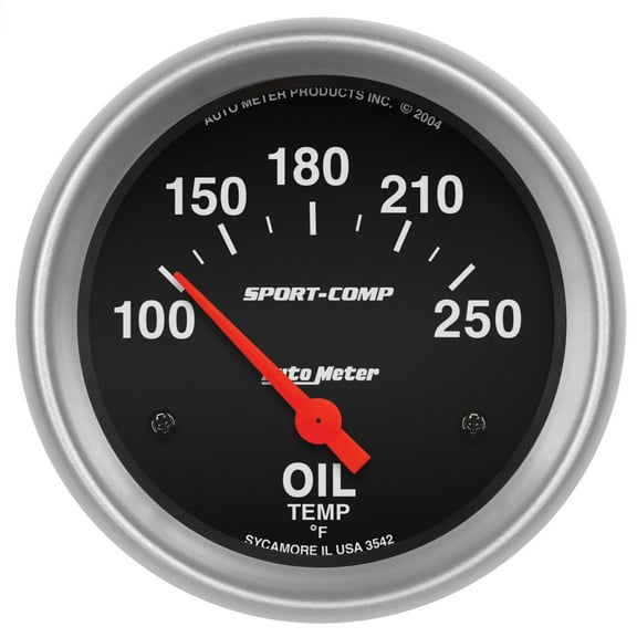 AutoMeter 3542 Sport-Comp Electric Oil Temperature Gauge