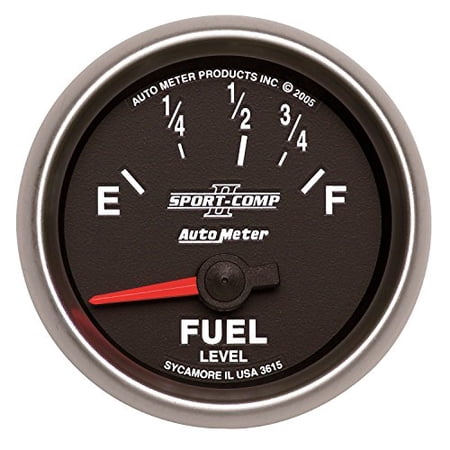 Auto Meter 3615 2-1/16" 73E/ 10 F Short Sweep Electric Fuel Level Gauge