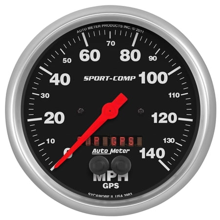 AutoMeter 3983 Sport-Comp GPS Speedometer