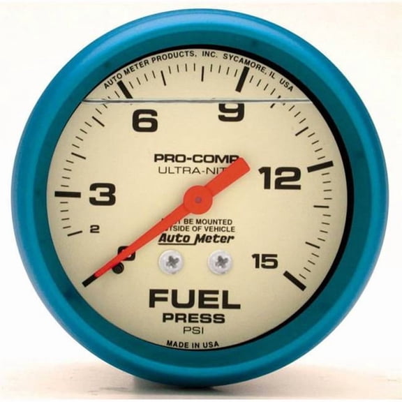 AutoMeter 4211 Ultra-Nite Mechanical Fuel Pressure Gauge