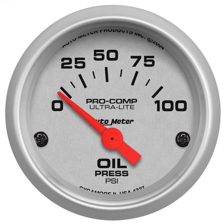 AutoMeter 4327 Ultra-Lite Electric Oil Pressure Gauge Fits 1978 Ford F-150