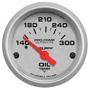 AUTO METER 4348 2IN OIL TEMP, 140-300F, SSE, ULTRA-LITE