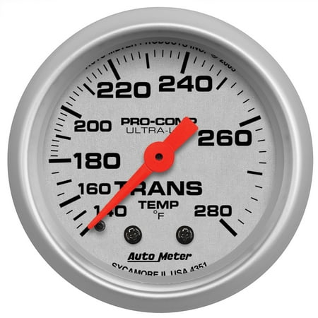 AUTO METER 4351 2IN TRANS TEMP, 140-280F 8FTLINE, MECH, UL