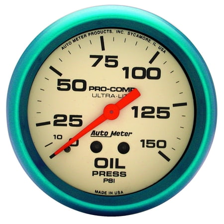 AUTO METER 4523 2-5/8IN OIL PRESS, 0-150 PSI, WATER RESIST