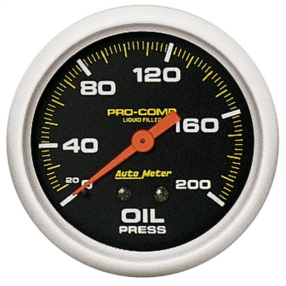 AUTO METER 5422 2-5/8IN OIL PRESS, 0-200 PSI, MECH, PRO-COMP