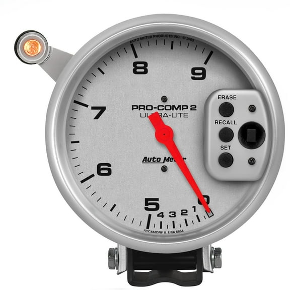 AutoMeter 6854 Ultra-Lite Dual Range Tachometer