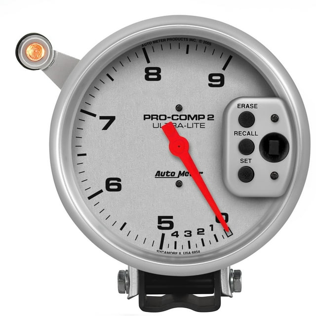 AutoMeter 6854 Ultra-Lite Dual Range Tachometer