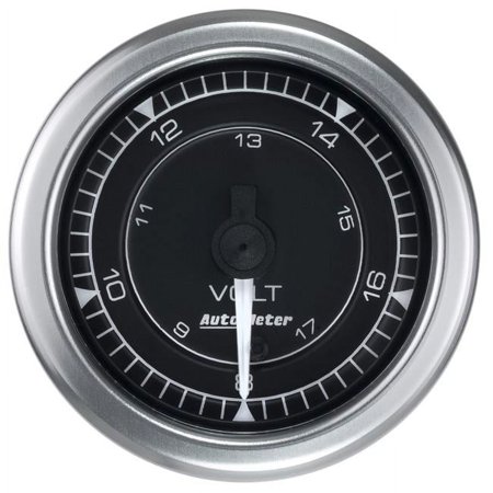 AutoMeter 8191 Chrono Voltmeter 2-1/16" 18V Digital Stepper