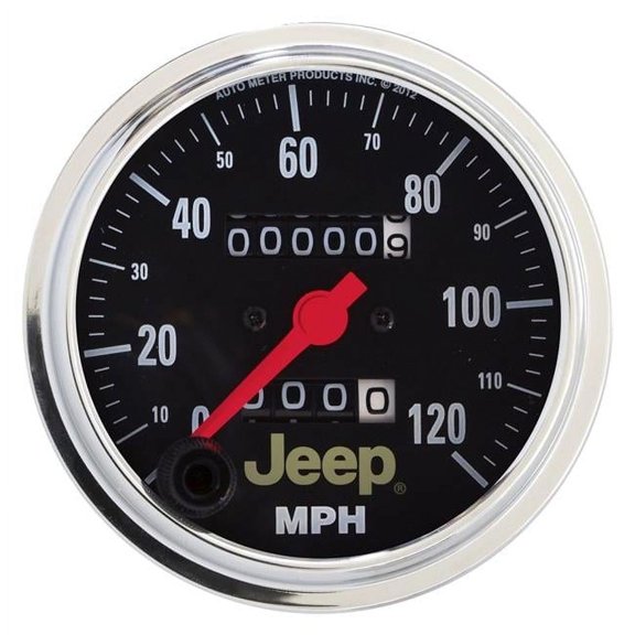 Autometer 880245 Jeep Speedometer, 3-3/8", 120 MPH , Mechanical