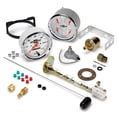 thumbnail image 1 of AutoMeter Gauge Kit 2 Pc. Quad & Speedometer 5in. Chevrolet Heritage Bowtie, 1 of 5