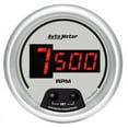 thumbnail image 1 of AutoMeter Gauge Tach 3-3/8in. 10K RPM In-Dash Digital Silver Dial W/ Red Led - 6597, 1 of 3
