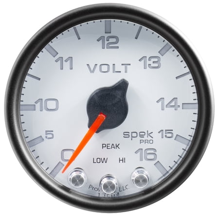 AutoMeter P34412 Spek-Pro Electric Voltmeter Gauge