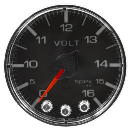 AutoMeter P344318 Spek-Pro Electric Voltmeter Gauge