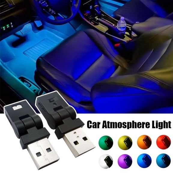 AutoNexis 1Color Mini USB LED Car Light Interior Mood Nights Lamp Atmosphere AU