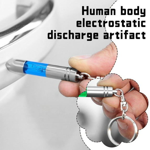 AutoNexis Car Static Eliminator AntiStatic Keychain Human Body Static Eliminator y