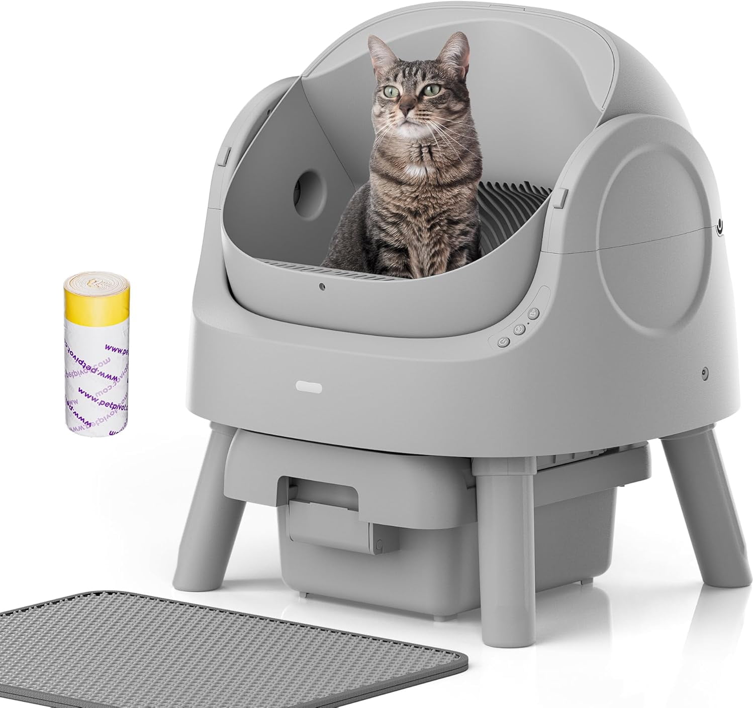 AutoScooper 11 Self Cleaning Cat Litter Box, Open-Top Automatic Litter ...