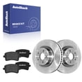 thumbnail image 1 of AutoShack Rear Vented Brake Rotors + Ceramic Pads 6-PC Brake Kit Replacement for 2012-2014 Audi S4 2013-2014 Audi S5 12.99" (330 mm), 1 of 5