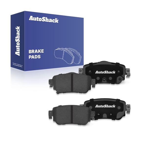 AutoShack Rear Premium Ceramic Brake Pads, 4pcs, Compatible with Nissan Rogue 2017-2020