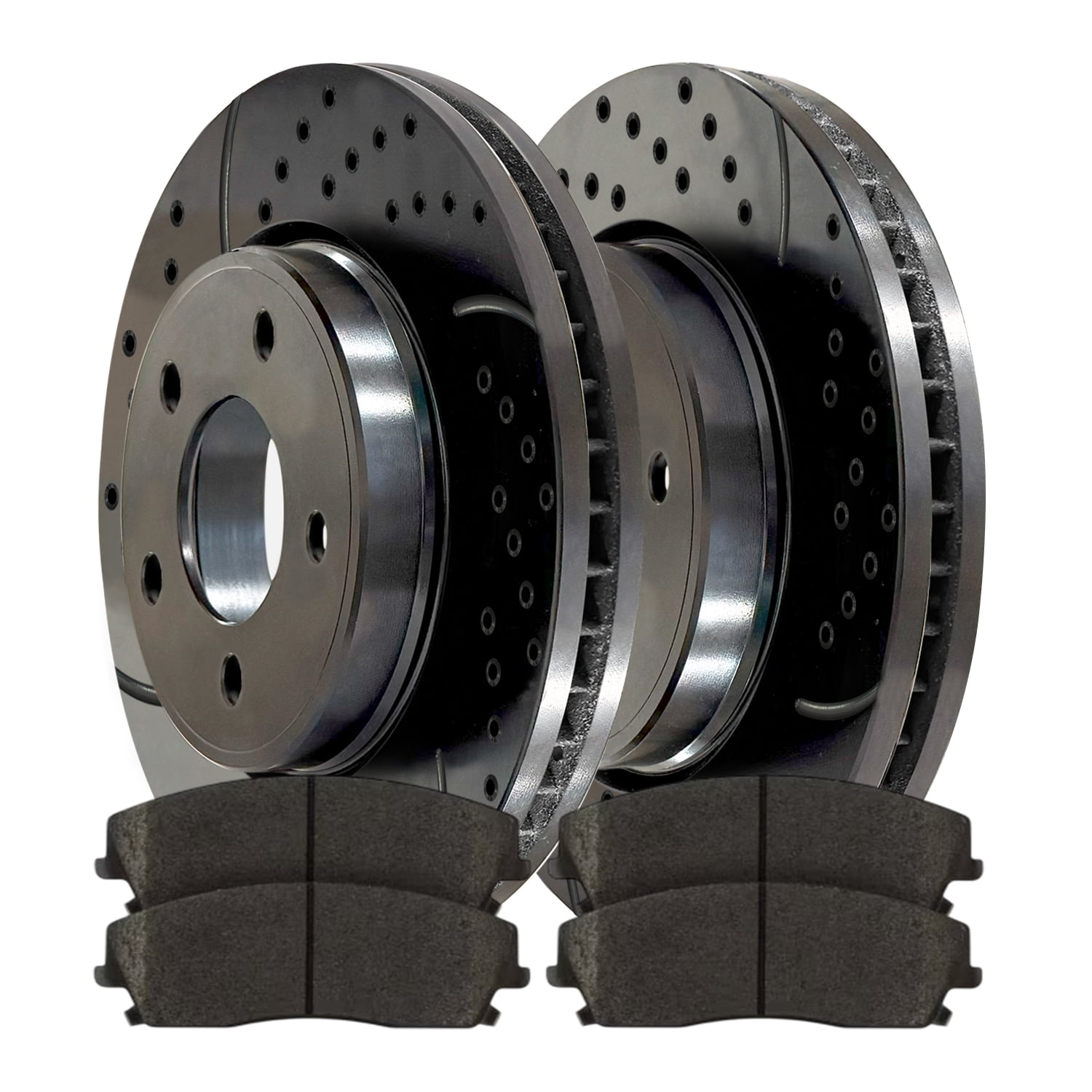 DetroitAxle Detroit Axle - 8pc Brake Kit for Chrysler 300 Dodge India