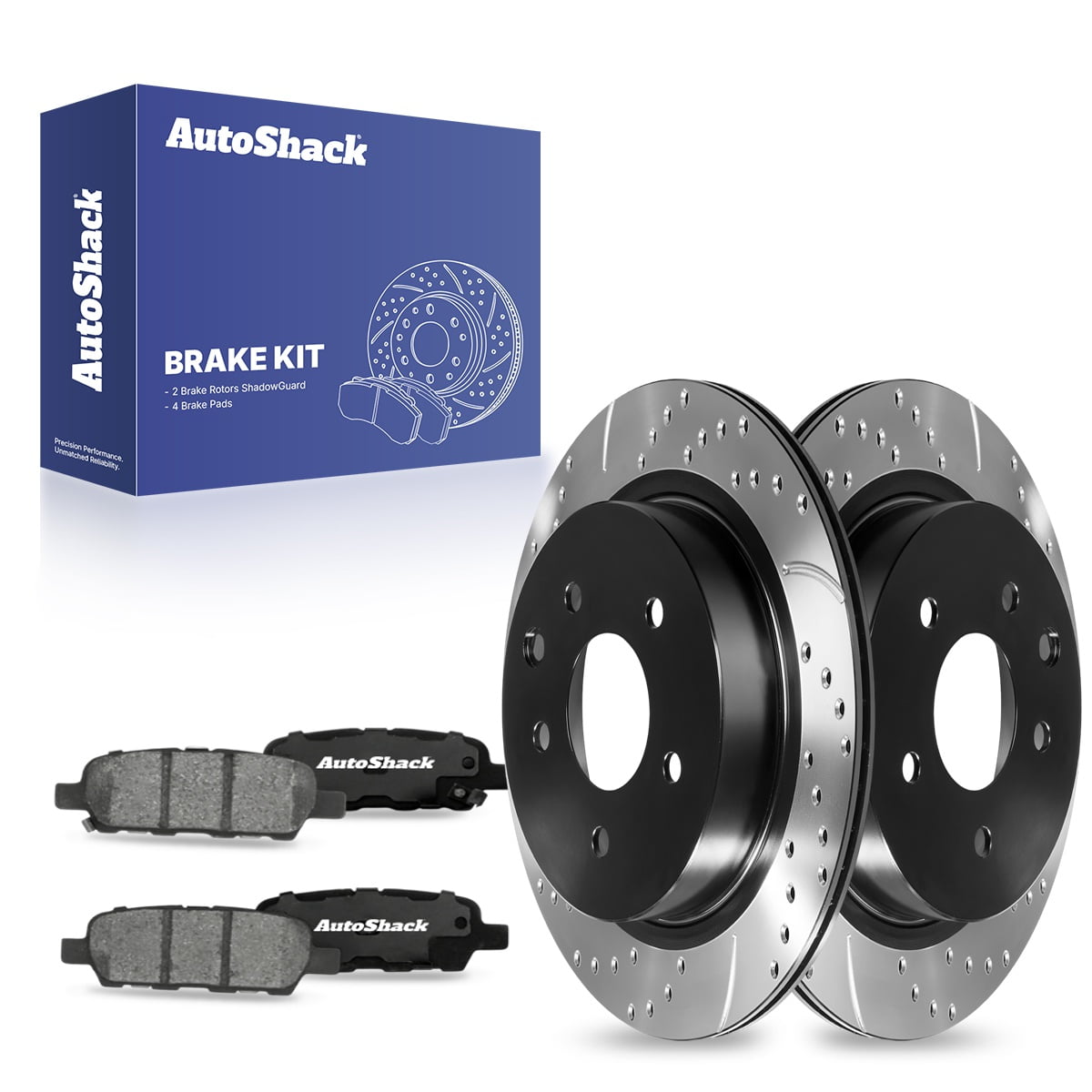 Rear Disc Brake Rotors + Ceramic Brake Pads For Nissan Rogue Infiniti G35 350Z - Foto 2